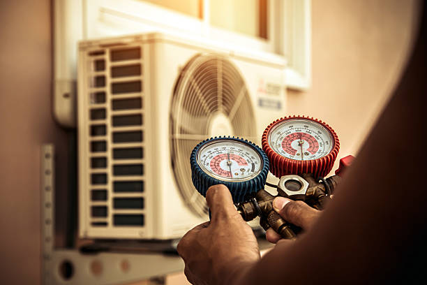 Professional Hvac Maintenance technician working in Marshfield, WI